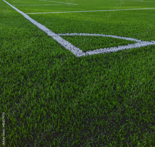 corner of a soccer field