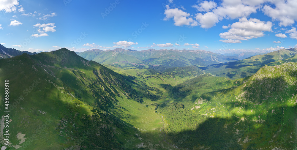 Fototapeta premium Mountain landscape panorama