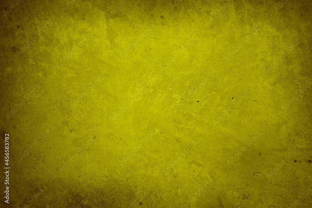 Yellow textured concrete background