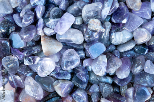 Natural Amethyst Stones. Purple Crystal Gemstone Texture