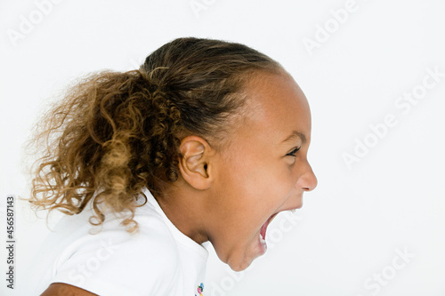 Girl screaming