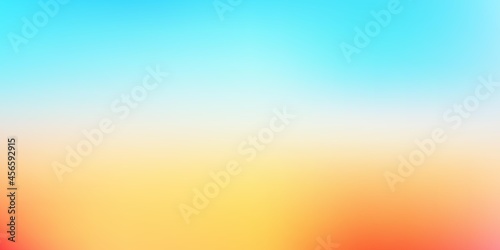 Light blue, yellow vector gradient blur layout.