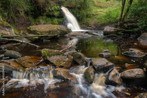 Clamp Hole waterfall at Glenbarrow river, Co.Laois, Ireland