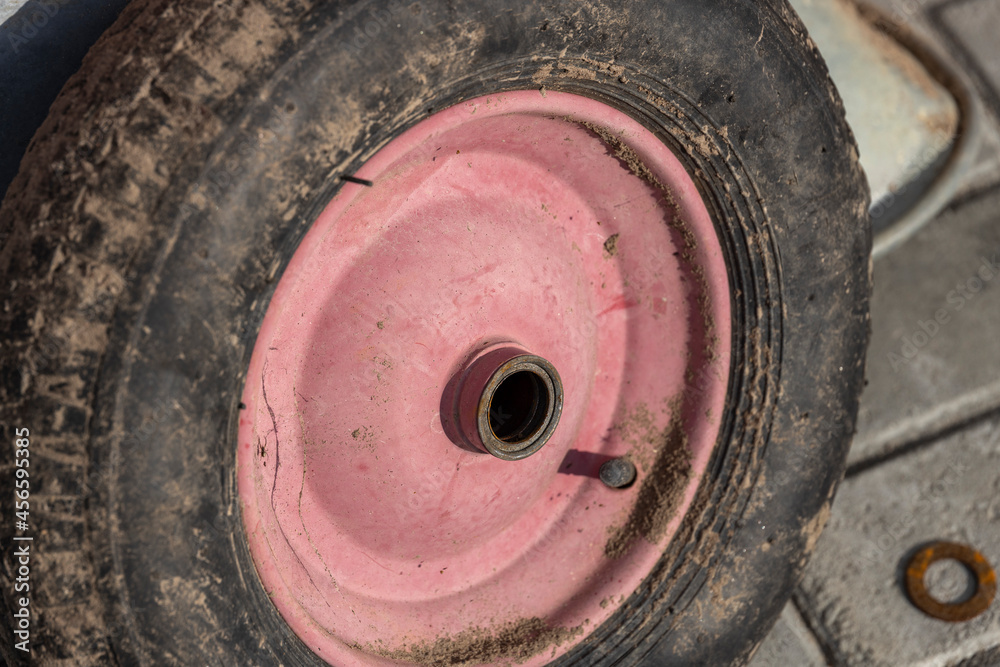 garden cart wheel. bearing replacement