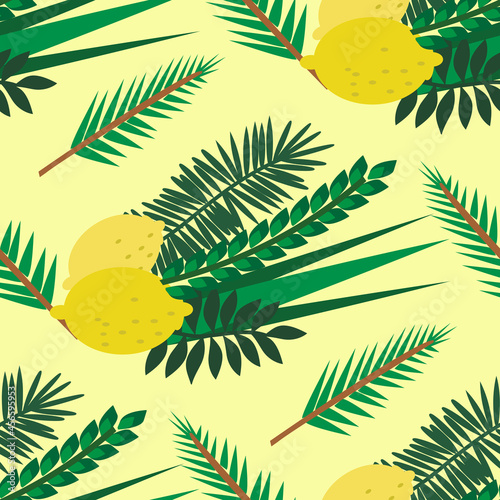 Happy Sukkot pattern 2