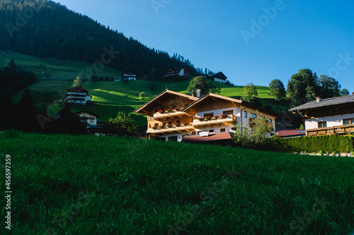 village in the mountains, Austria, Grossarl © TheZerdas