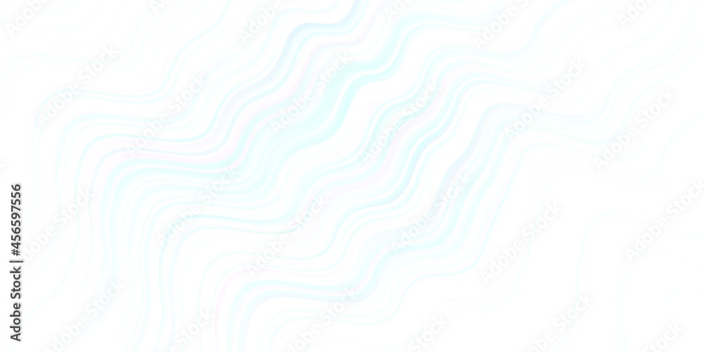 Light BLUE vector template with bent lines. Light BLUE vector template with bent lines.