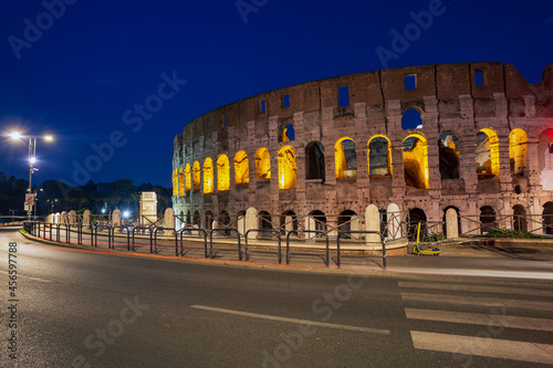 The Colloseo at night, Rome the city of the Roman Empire photo