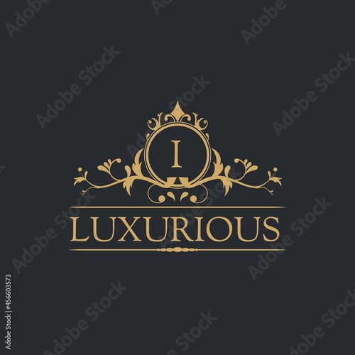 Luxury Logo template in vector for Restaurant, Royalty, Boutique, Cafe, Hotel, Heraldic, Jewelry, Fashion and other vector illustrations