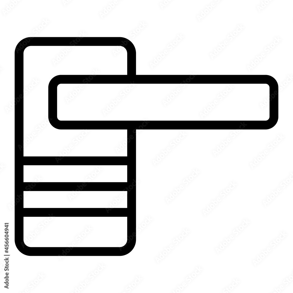 No contact icon outline vector. People precaution. Physical distance No contact icon outline vector. People precaution. Physical distance