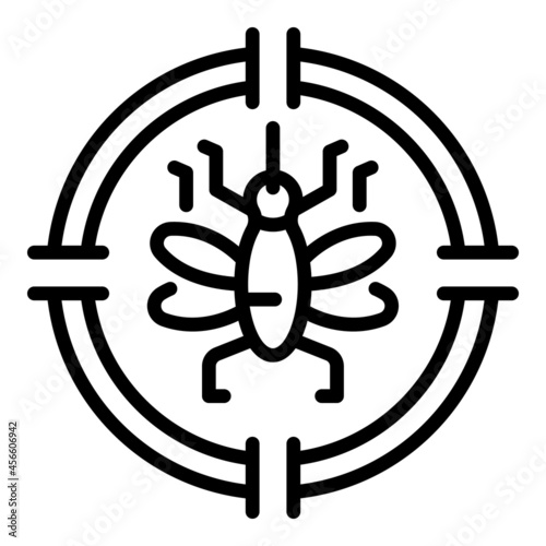 Chemical insect icon outline vector. Control spray. Pest sprayer