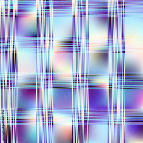 Abstract seamless pattern. Futuristic blur plaid. photo