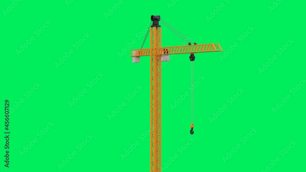 yellow construction crane isolated yellow construction crane isolated