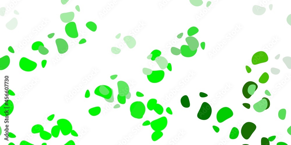 Light green, yellow vector template with abstract forms. Light green, yellow vector template with abstract forms.