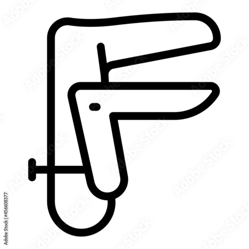 Gynecology tool icon outline vector. Medical room. Woman health