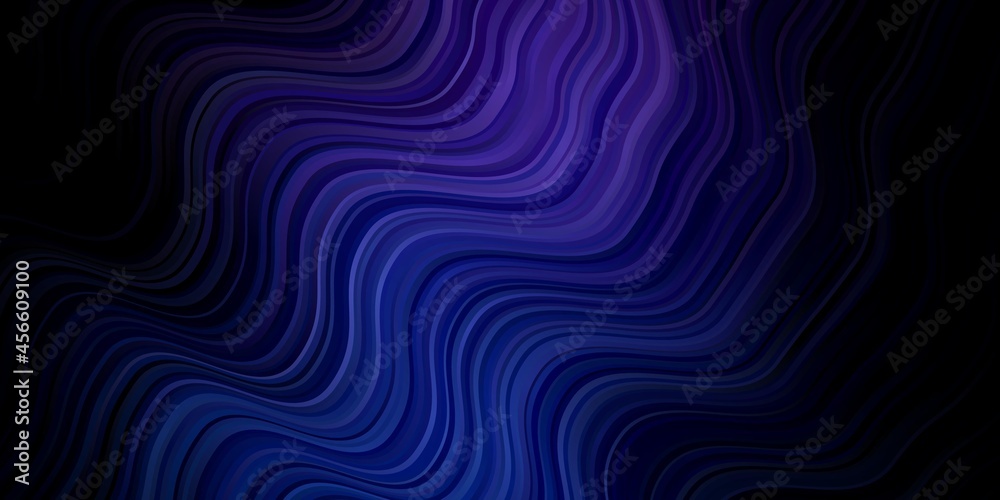 Obraz premium Dark Pink, Blue vector background with lines.