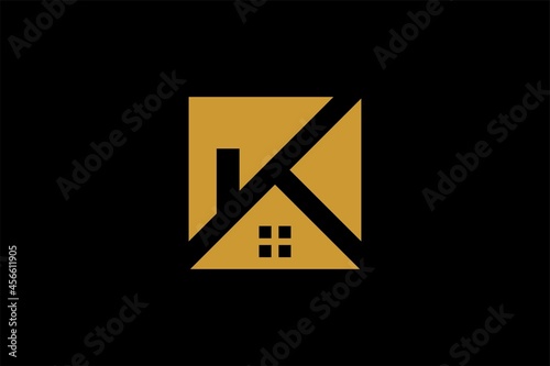 Free Download Real estate company logo design. Home blue design. Property management illustration logo - Vector. - GFXLoad