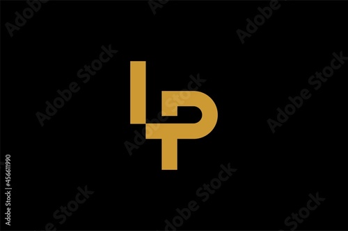 Letter LP logo design vector.