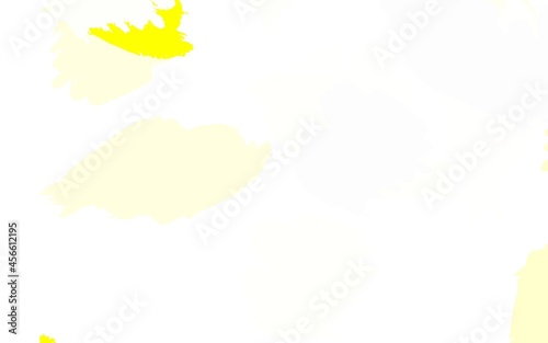 Light Yellow vector texture with abstract forms.