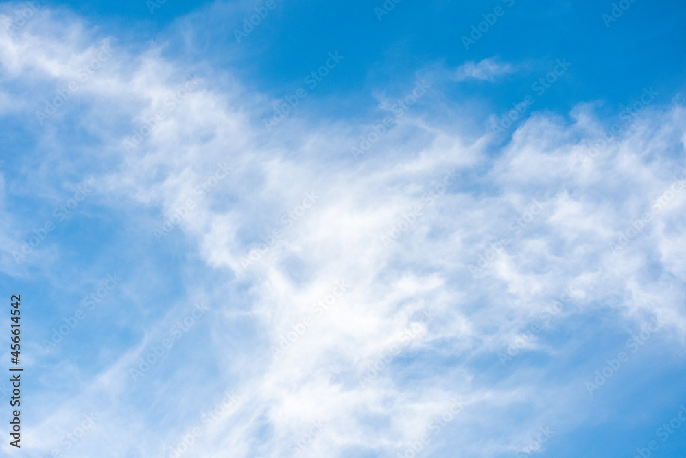 Cirrus Clouds with blue sky