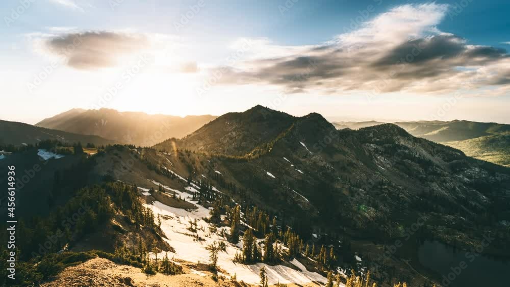 4K Epic Timelapse of Mountains Wasatch in Utah at sunset with snow 4K Epic Timelapse of Mountains Wasatch in Utah at sunset with snow