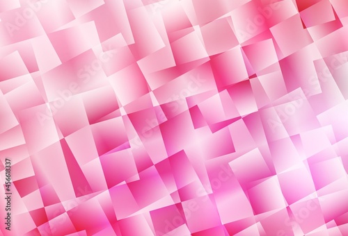 Light Pink vector background in polygonal style.