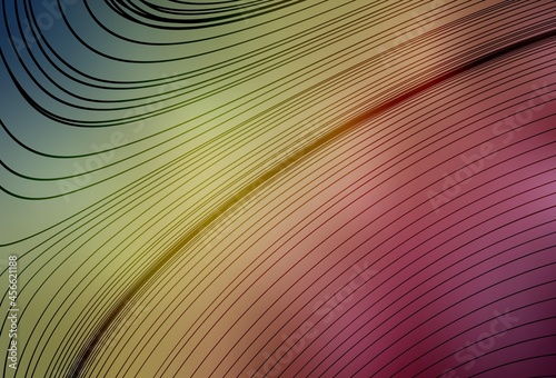 Light Green, Red vector texture with wry lines.