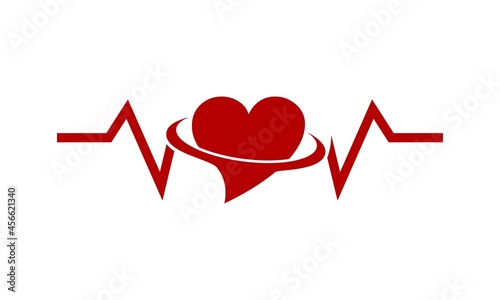 heart rate vector icon
