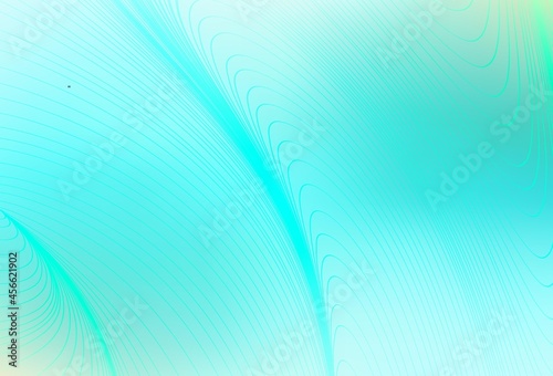 Light Green vector background with lines.