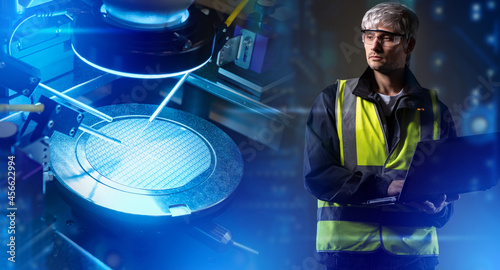 Engineer in modern producti...