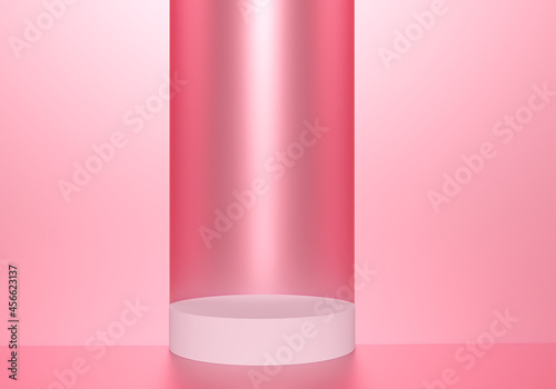 Podium stand pink. Minamali...