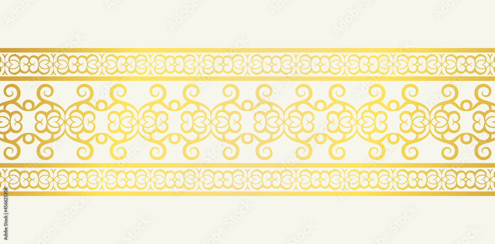 Elegant white ornamental border design Elegant white ornamental border design