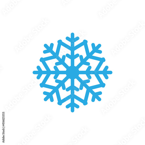 Snowflake icon design template illustration isolated
