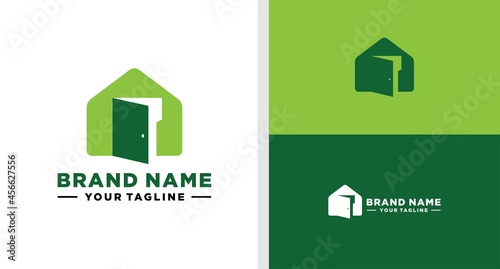 HOME LOGO DOOR DIRECTORY NEGATIVE SPACE