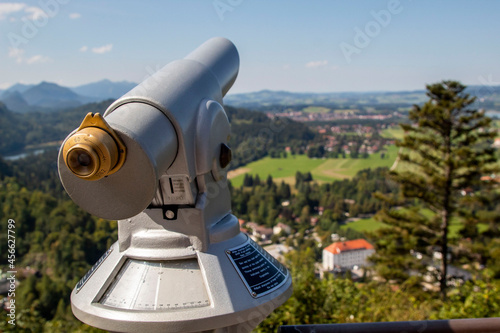 A telescope tp view the country side.
