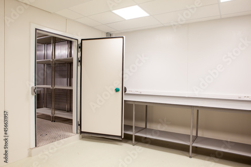 Large fridge designed as a workspace