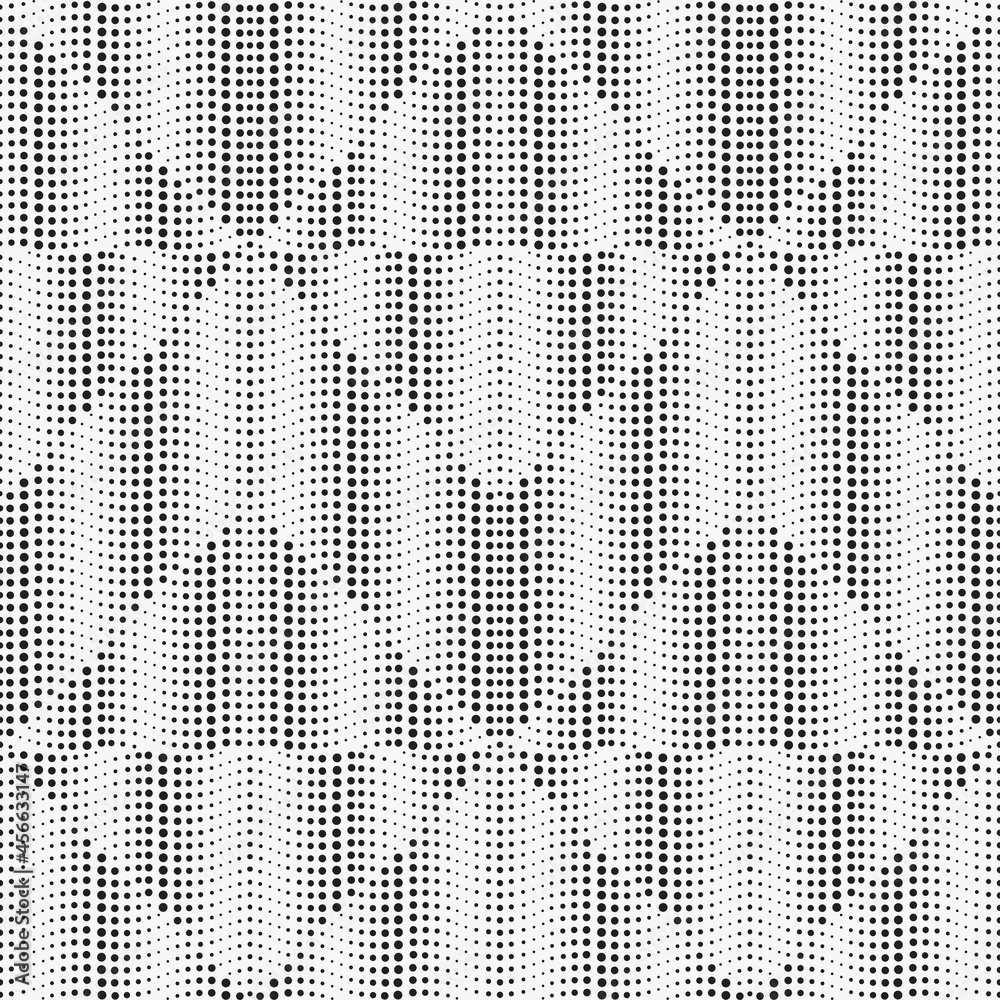 Fototapeta premium Geometric abstract pattern with small and large circles.