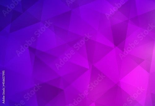 Light Purple, Pink vector abstract polygonal template.