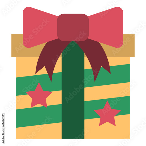 giftbox flat icon