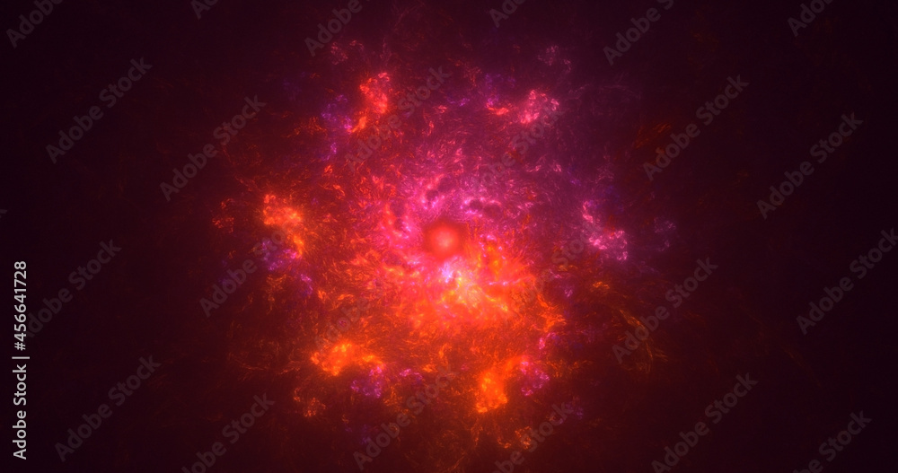 3D rendering abstract colorful fractal light background 3D rendering abstract colorful fractal light background