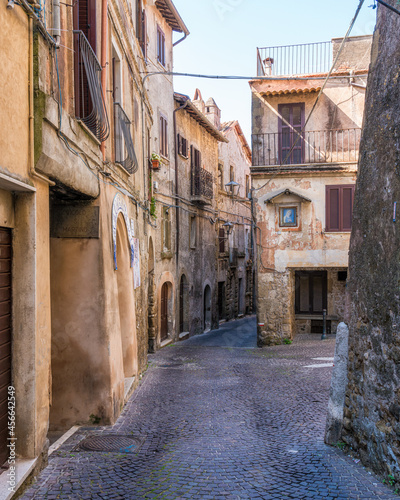 San Gregorio da Sassola, beautiful village in the Province of Rome, Lazio, Italy. © e55evu