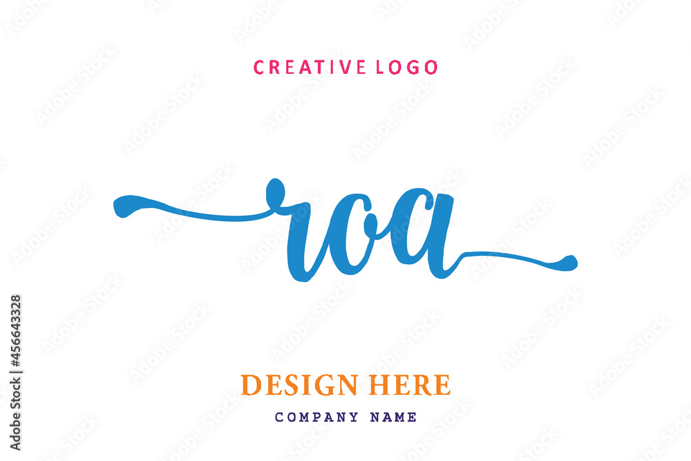 ROA lettering logo is simple, easy to understand and authoritative
