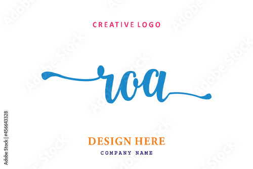 ROA lettering logo is simple, easy to understand and authoritative