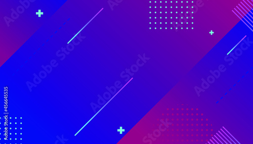 Abstract Geometric Line Background for Landing Page and Website. Gradation Colorfull dynamic shapes. EPS 10 Vector.