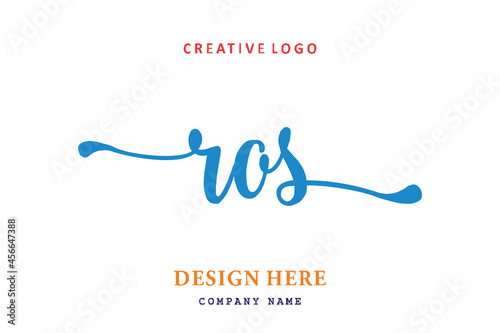 ROS lettering logo is simple, easy to understand and authoritative