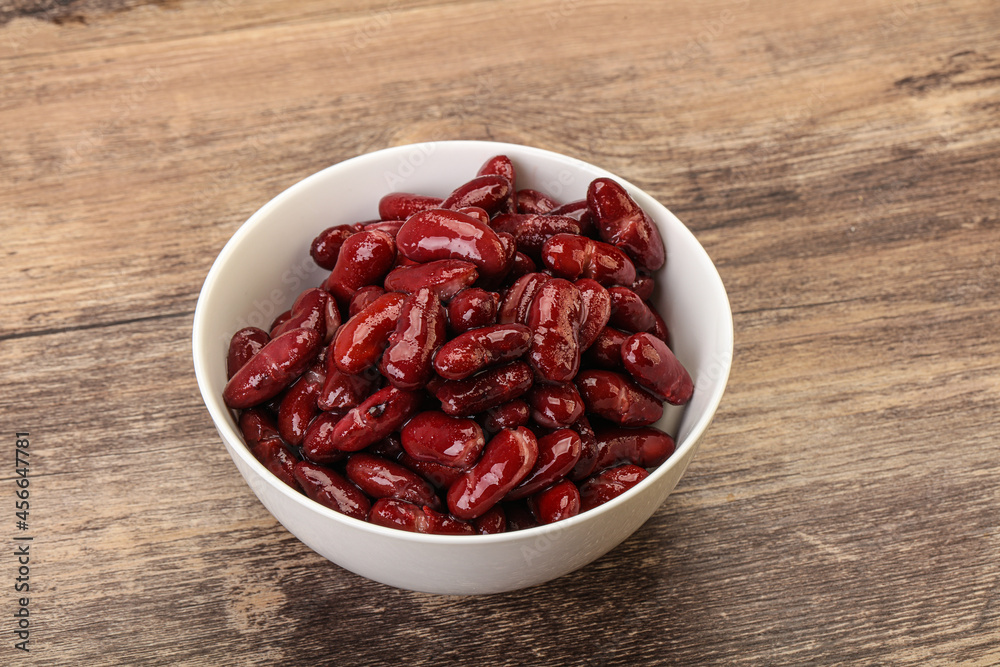 Canned red Kidney in the bowl Canned red Kidney in the bowl