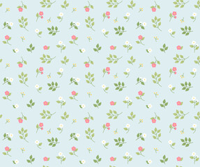 Keuken achterwand Kleine bloemen patronen Small and cute floral pattern textile. Simple pattern design template.  © MINIWIDE
