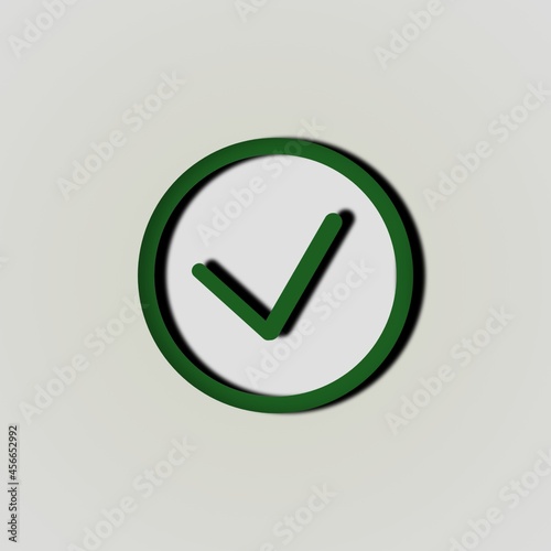 Free Download Flate check mark icon scroll web colorful arrow to down, Mobile and business white background - GFXLoad