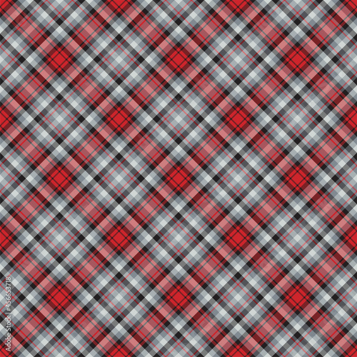 Plaid seamless pattern. Vector background of textile ornament. F
