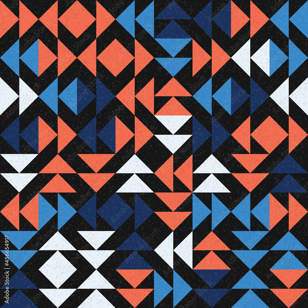 Abstract Geometric Pattern generative computational art illustration